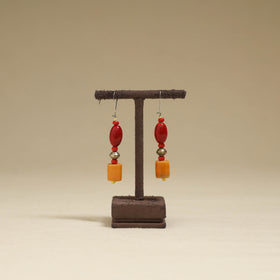 Orange - Channapatna Handcrafted Wooden Earrings 31