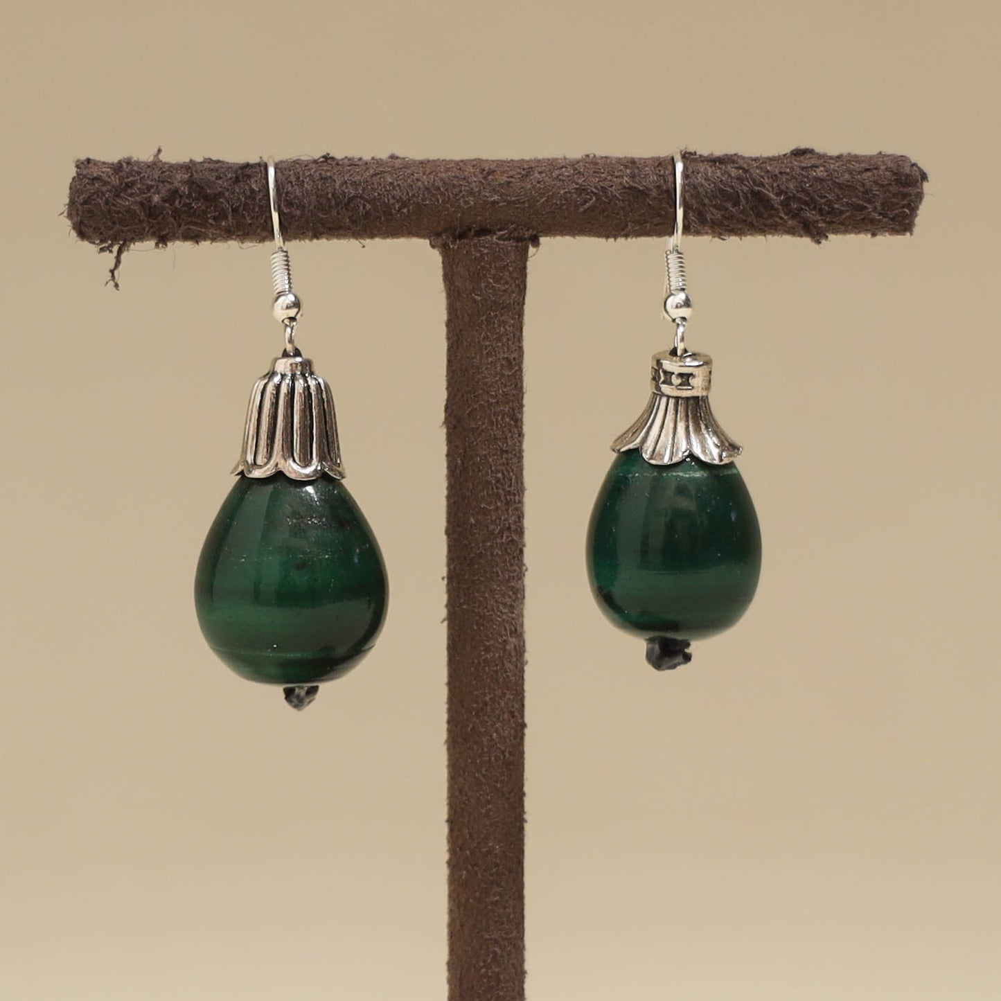 Green - Channapatna Handcrafted Wooden Earrings 32