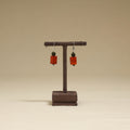 Orange - Channapatna Handcrafted Wooden Earrings 33
