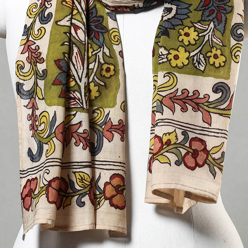 kalamkari cotton stole