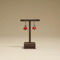 Red - Channapatna Handcrafted Wooden Earrings 36