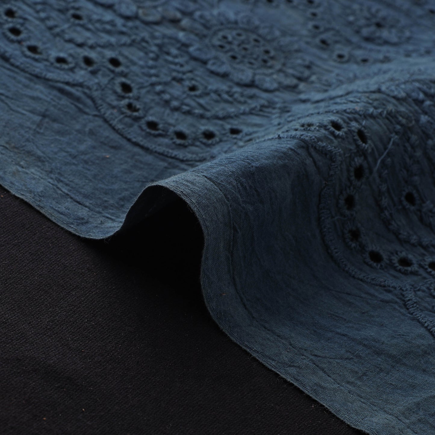 Natural Dyed Hand Block Print Ajrakh Cotton Hakoba Fabric 14