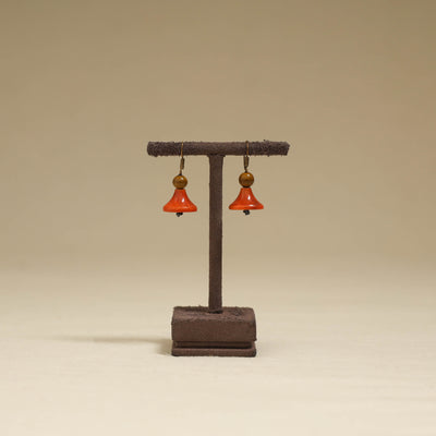 Orange - Channapatna Handcrafted Wooden Earrings 37
