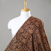 Brown - Kalamkari Block Printed Cotton Fabric