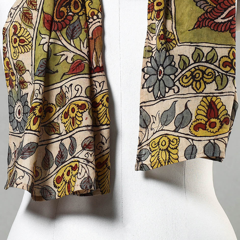 kalamkari cotton stole