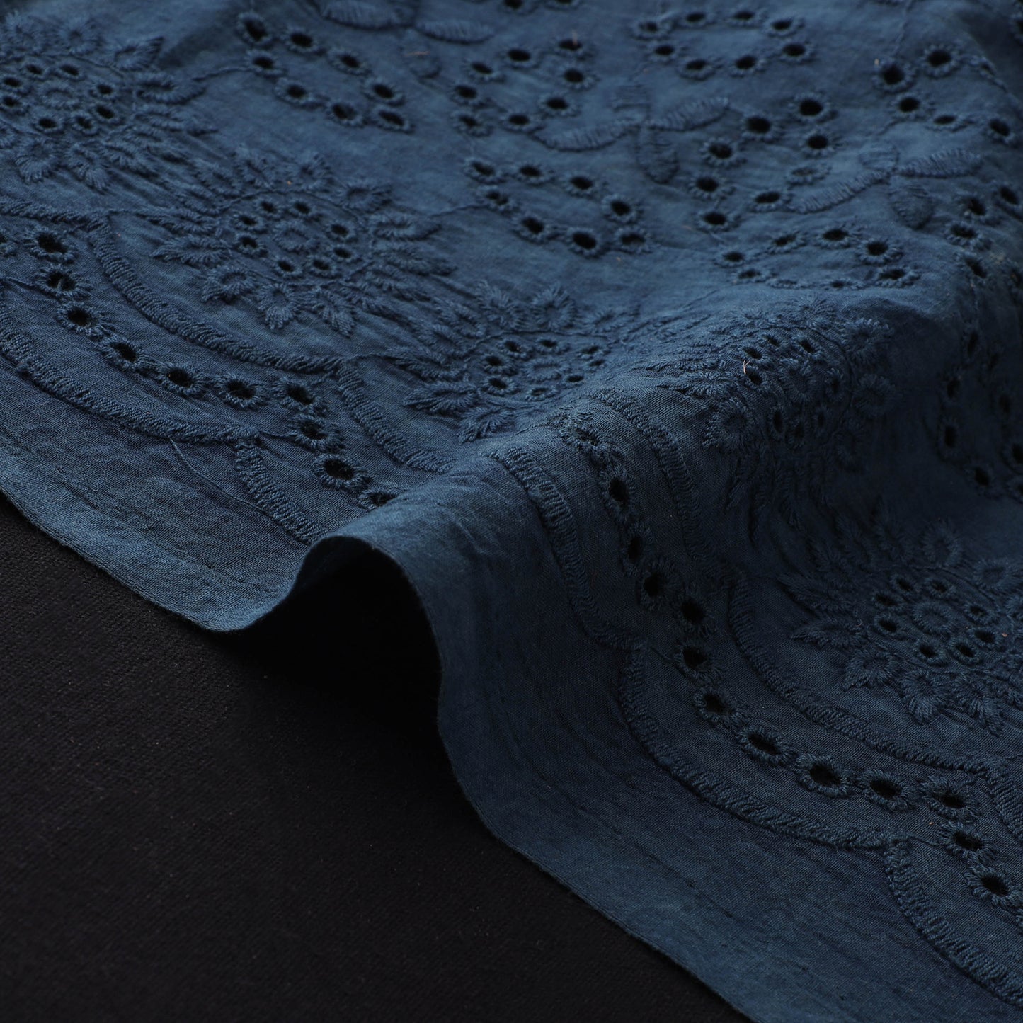 Natural Dyed Hand Block Print Ajrakh Cotton Hakoba Fabric 16