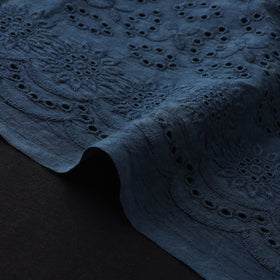 Natural Dyed Hand Block Print Ajrakh Cotton Hakoba Fabric 16
