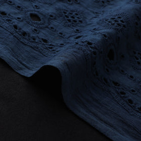 Natural Dyed Hand Block Print Ajrakh Cotton Hakoba Fabric 17