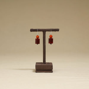 Maroon - Channapatna Handcrafted Wooden Earrings 41