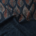 Blue - Natural Dyed Hand Block Print Ajrakh Cotton Hakoba Fabric 18