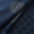 Natural Dyed Hand Block Print Ajrakh Cotton Hakoba Fabric 19