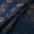 Natural Dyed Hand Block Print Ajrakh Cotton Hakoba Fabric 20
