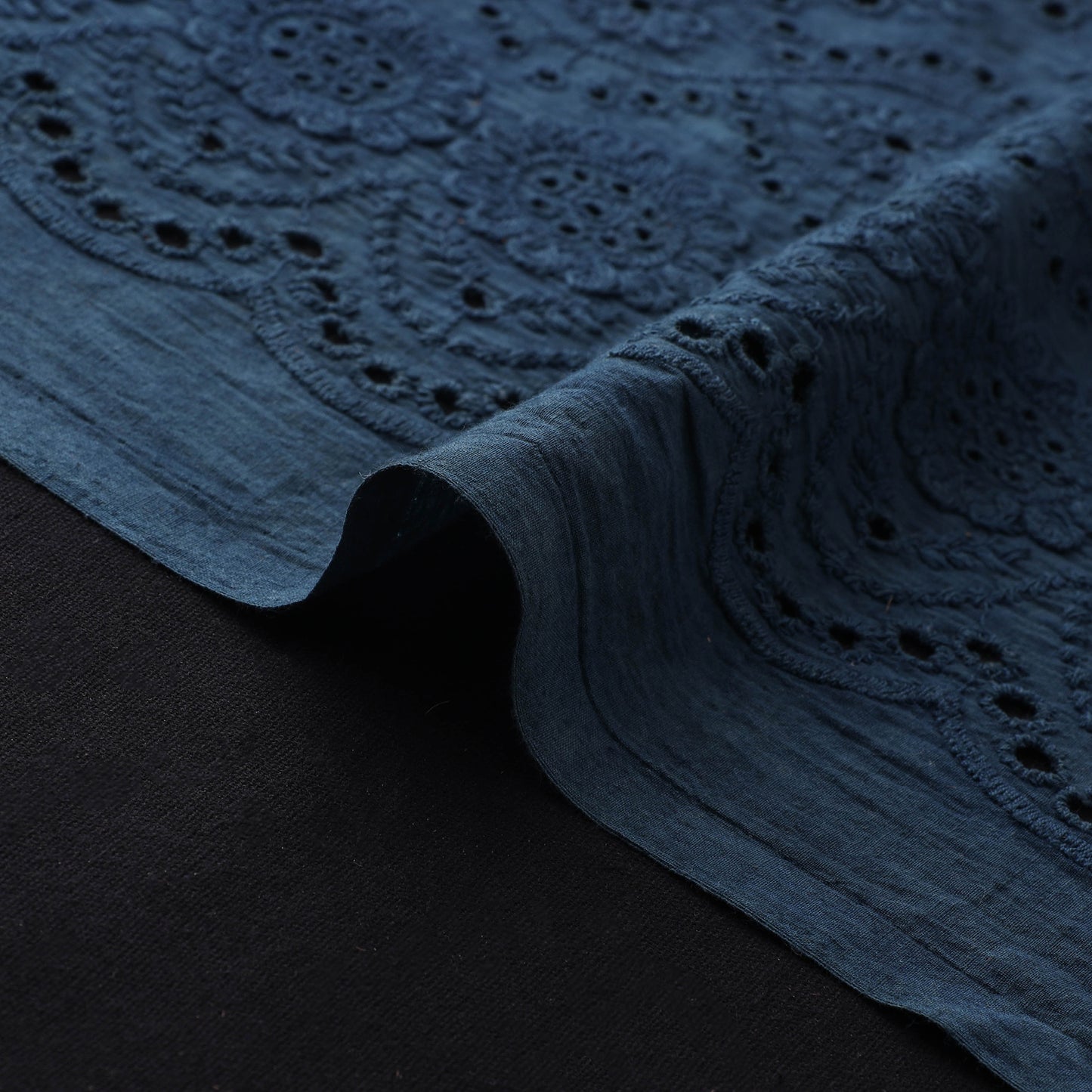 Natural Dyed Hand Block Print Ajrakh Cotton Hakoba Fabric 20