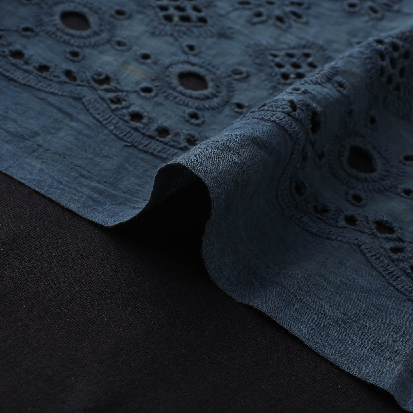 Natural Dyed Hand Block Print Ajrakh Cotton Hakoba Fabric 23
