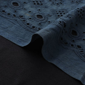 Natural Dyed Hand Block Print Ajrakh Cotton Hakoba Fabric 23