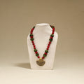 Red - Channapatna Handcrafted Wooden Necklace 48