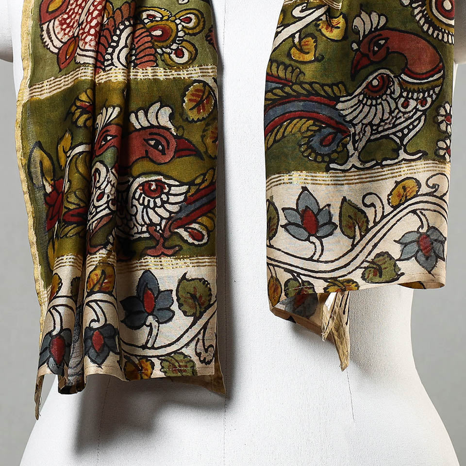 kalamkari silk stole