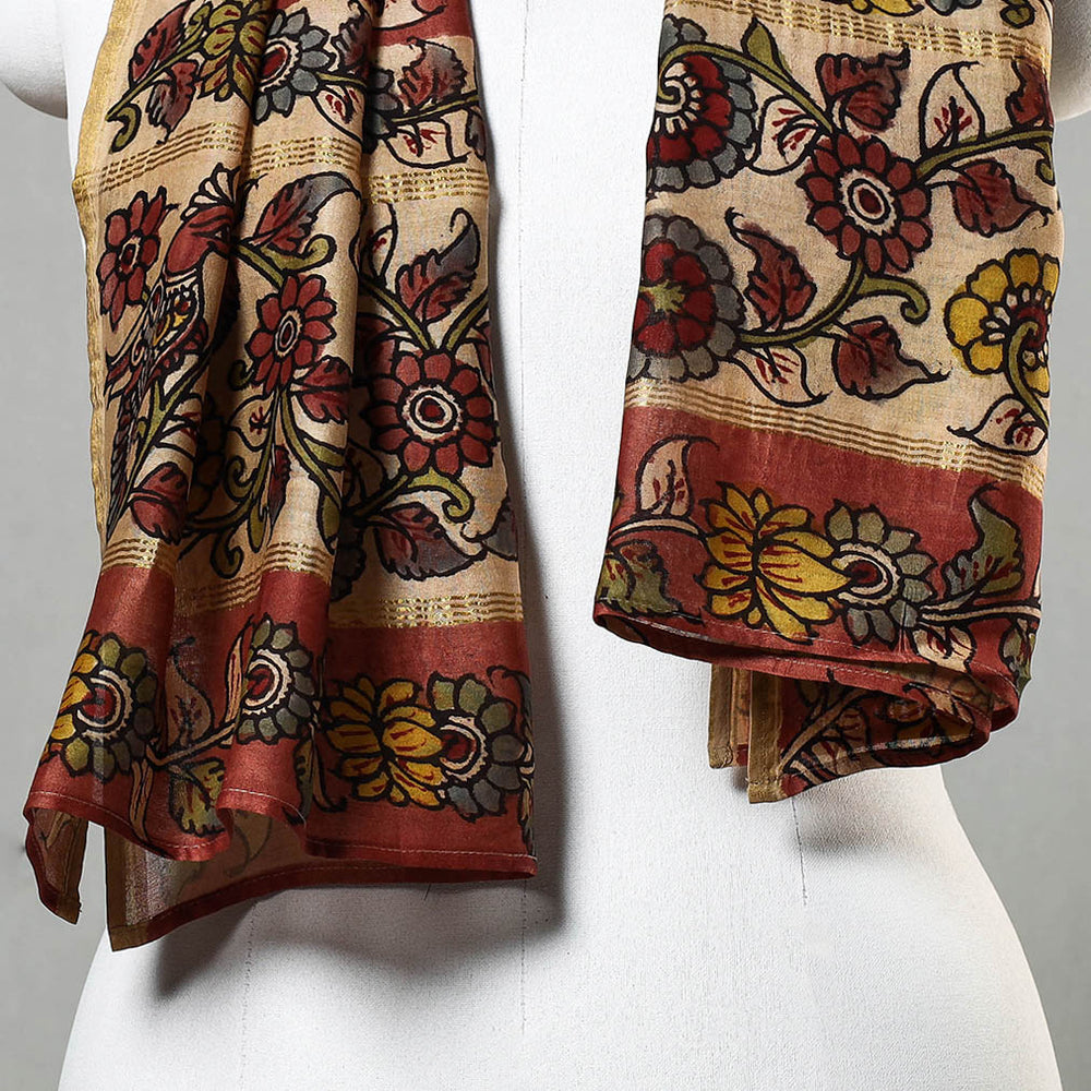 kalamkari silk stole