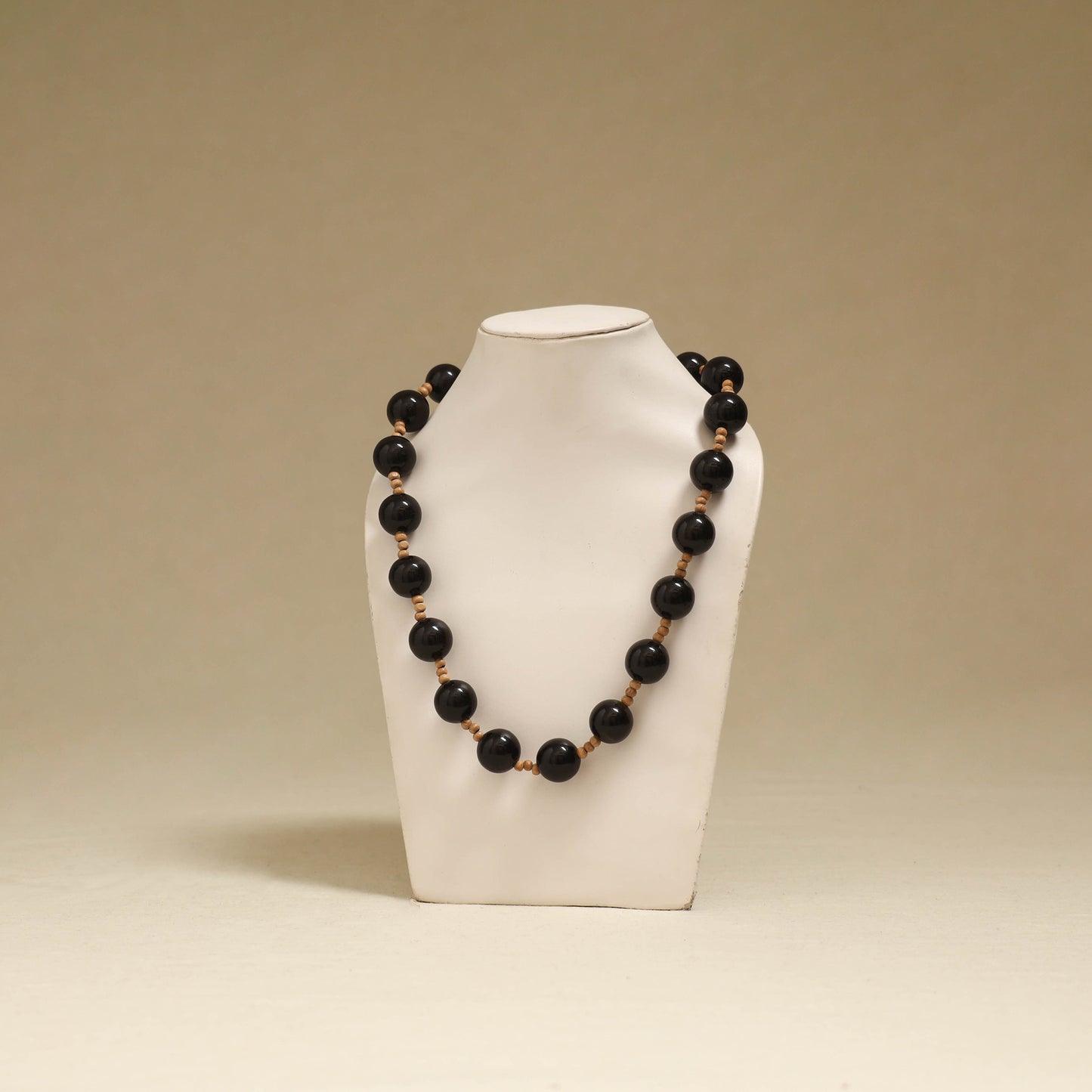 Black - Channapatna Handcrafted Wooden Necklace 55