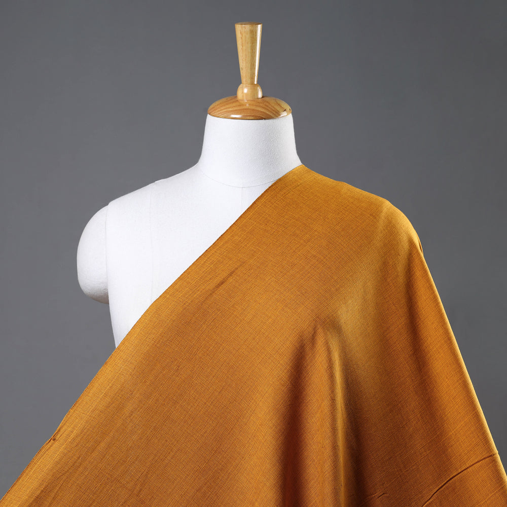 Yellow - Prewashed Plain Dyed Cotton Fabric