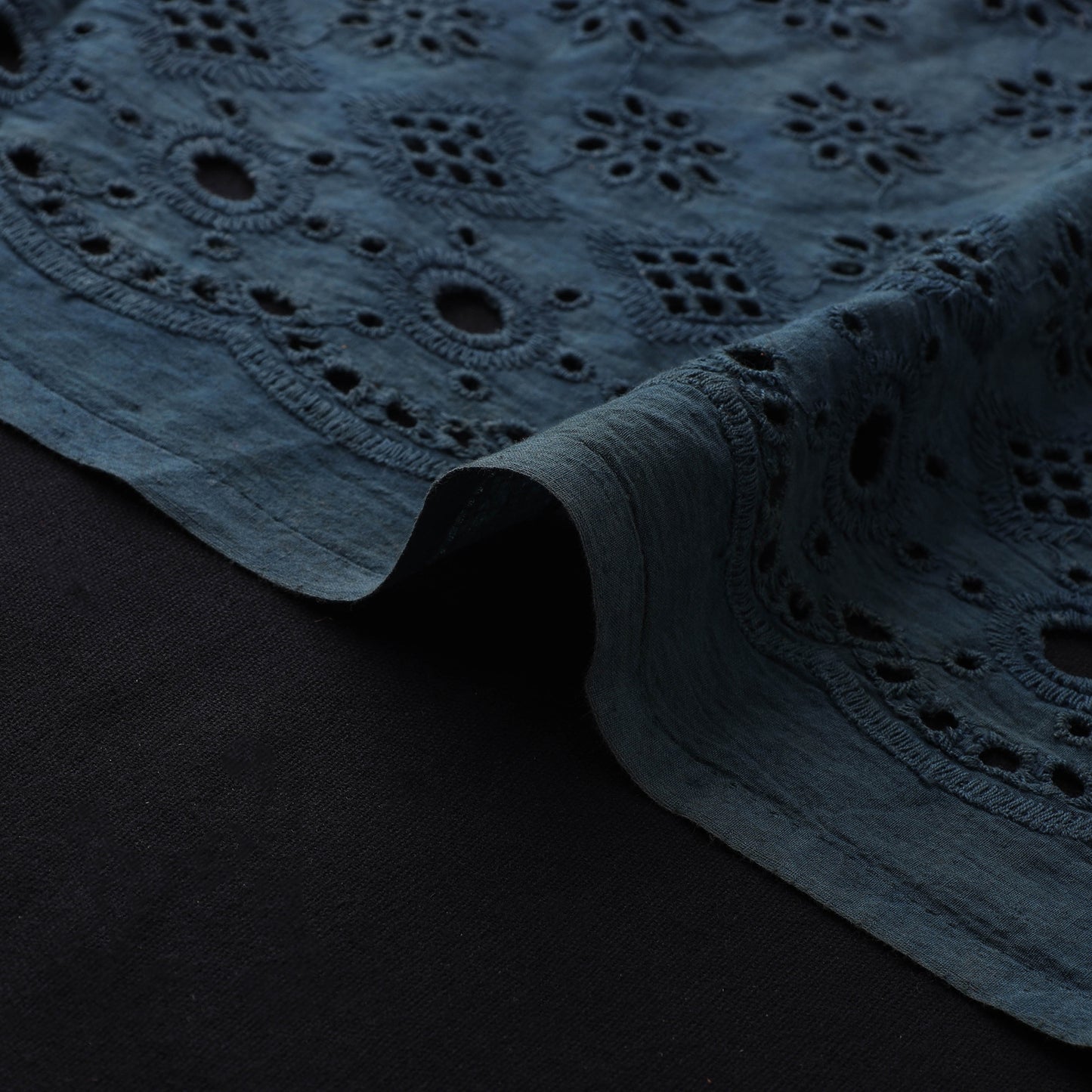 Natural Dyed Hand Block Print Ajrakh Cotton Hakoba Fabric 25