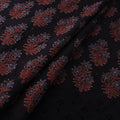 Natural Dyed Hand Block Print Ajrakh Cotton Hakoba Fabric 27