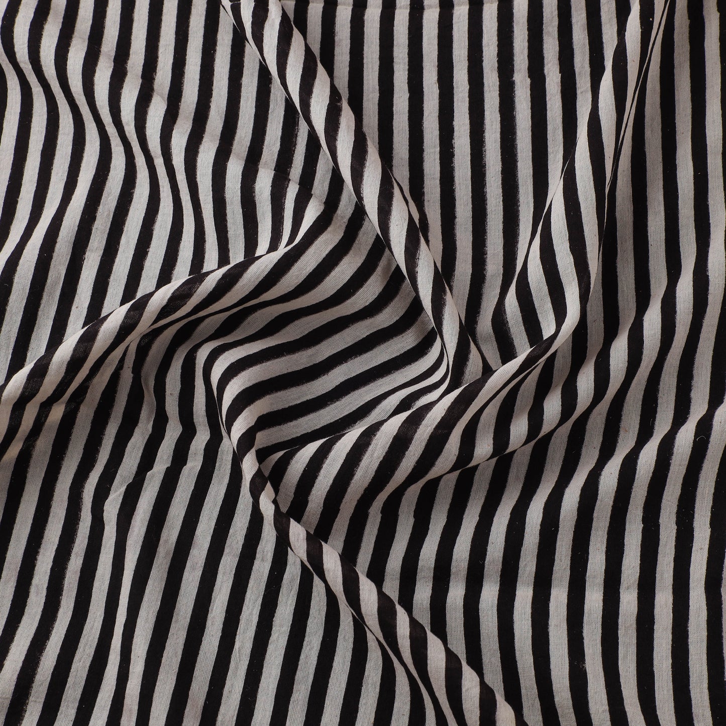 White - Hand Block Ajrakh Print Natural Dyed Pure Mul Cotton Fabric 06