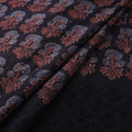 Natural Dyed Hand Block Print Ajrakh Cotton Hakoba Fabric 29