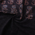 Black - Natural Dyed Hand Block Print Ajrakh Cotton Hakoba Fabric 30