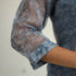 Blue Block Print Kota Doria Cotton Sanganeri Kurta Set (Set of 3) 