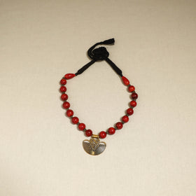 Red - Channapatna Handcrafted Wooden Necklace 49