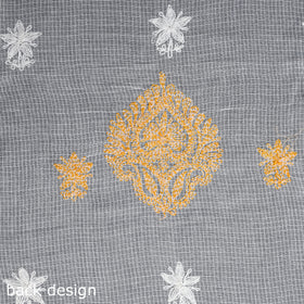 Chikankari Tepchi Hand Embroidery Kota Cotton Kurta Material