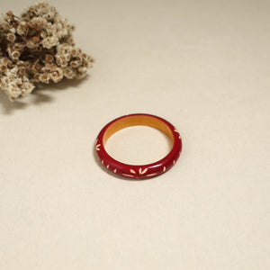 Red - Channapatna Handcrafted Wooden Bangle (Size - 2-8) 77