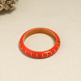 Orange - Channapatna Handcrafted Wooden Bangle 62
