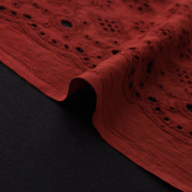 Natural Dyed Hand Block Print Ajrakh Cotton Hakoba Fabric 35