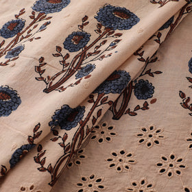 Natural Dyed Hand Block Print Ajrakh Cotton Hakoba Fabric 36
