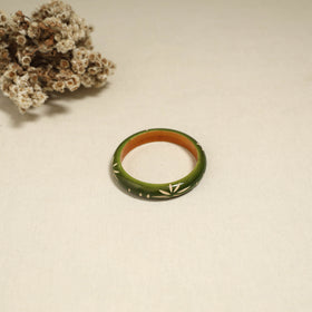 Green - Channapatna Handcrafted Wooden Bangle (Size - 2-6) 65