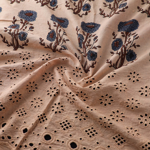 Natural Dyed Hand Block Print Ajrakh Cotton Hakoba Fabric 36