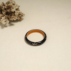Black - Channapatna Handcrafted Wooden Bangle (Size - 2-6) 67
