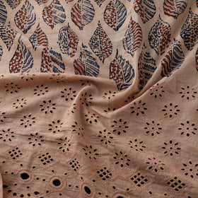 Natural Dyed Hand Block Print Ajrakh Cotton Hakoba Fabric 37