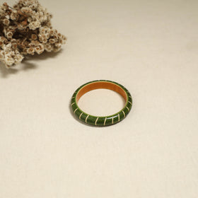 Green - Channapatna Handcrafted Wooden Bangle (Size - 2-6) 70