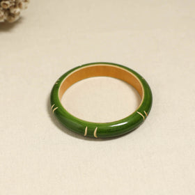 Green - Channapatna Handcrafted Wooden Bangle (Size - 2-8) 73