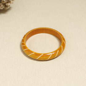 Yellow - Channapatna Handcrafted Wooden Bangle (Size - 2-8) 74