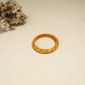 Yellow - Channapatna Handcrafted Wooden Bangle (Size - 2-8) 74