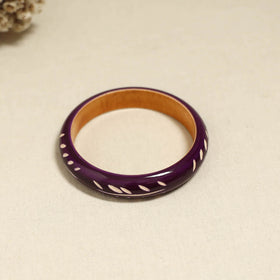 Purple - Channapatna Handcrafted Wooden Bangle (Size - 2-8) 75