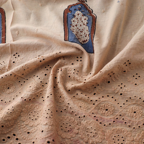 Natural Dyed Hand Block Print Ajrakh Cotton Hakoba Fabric 39
