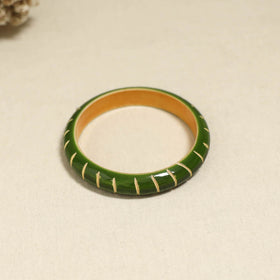Green - Channapatna Handcrafted Wooden Bangle (Size - 2-8) 78