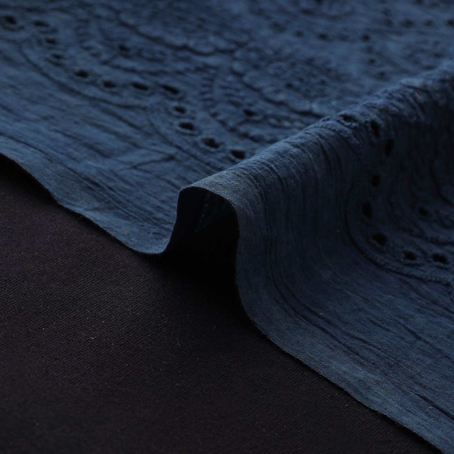 Natural Dyed Hand Block Print Ajrakh Cotton Hakoba Fabric 40