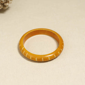 Yellow - Channapatna Handcrafted Wooden Bangle (Size - 2-8) 81