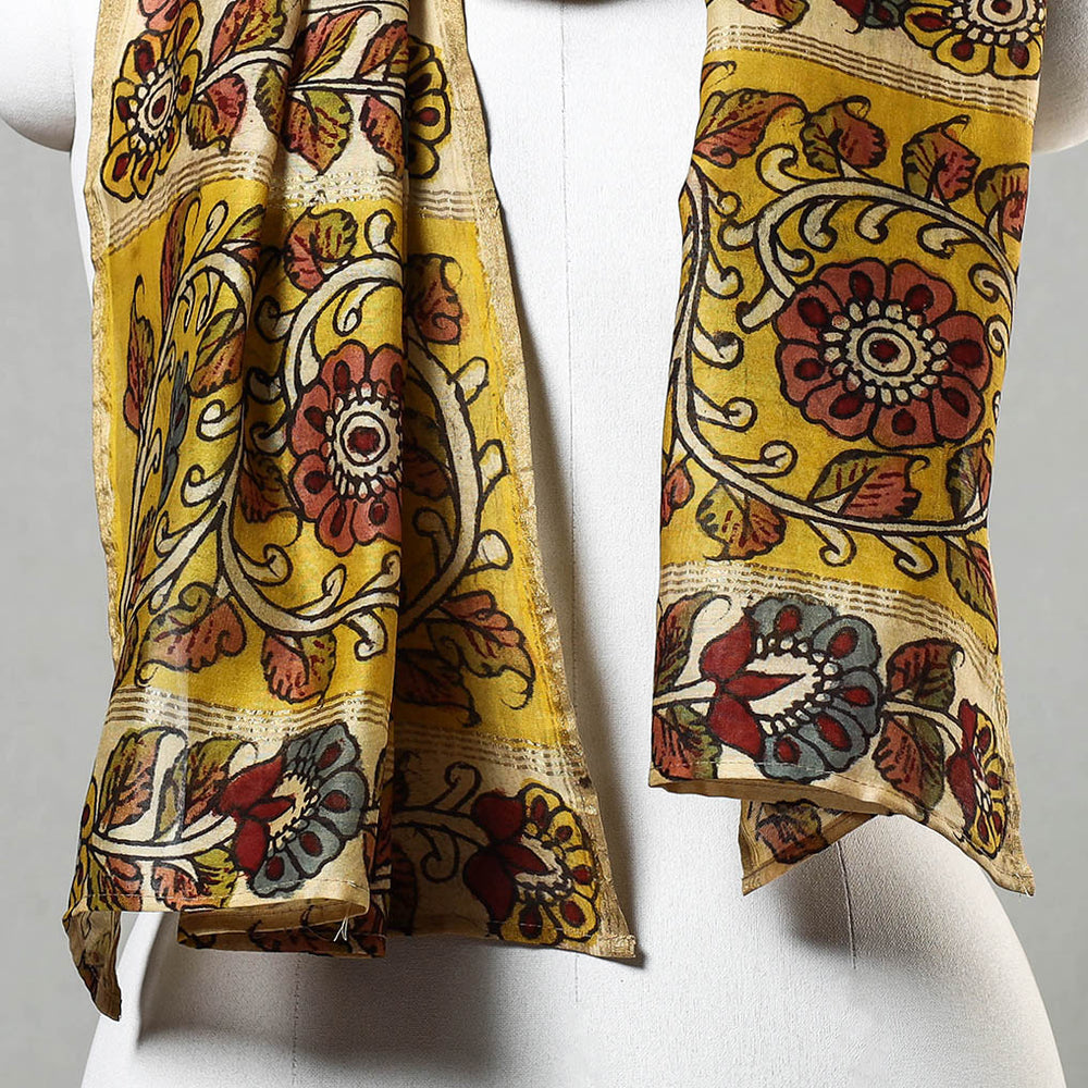 kalamkari silk stole